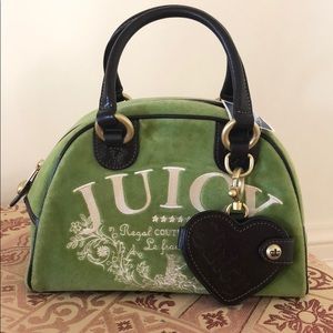 green vintage juicy couture purse